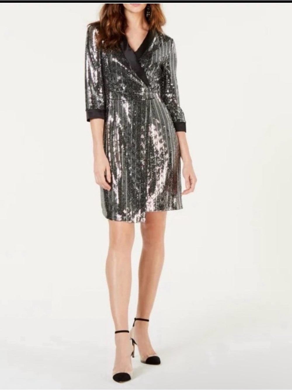 INC Mirror Ball Blazer Mini Dress - Picture 12 of 14